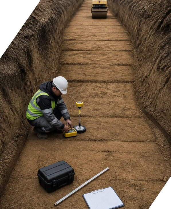 Контроль уплотнения обратной засыпки в Каменске-Уральском от 5319 р. | ЭкспертизаРоссия
