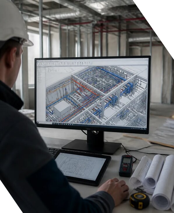 Создание BIM модели инженерных сетей для объектов в Каменске-Уральском
